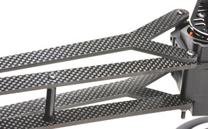 22S Ladder Wheelie Bar Set, Carbon Fiber, Extra Long, Adjustable Extra long carbon fiber wheelie bar for the Losi 22S Drag for extra stable high speed passes. 14.5" from axle to axle, and NPRC legal.
