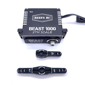 Beast 1000 1/5th Scale High Torque, High Speed Brushless Servo w/ Aluminum Horns