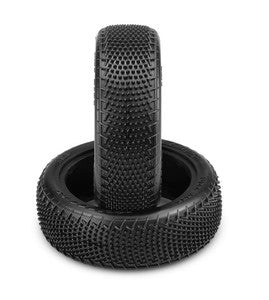 Fuzz Bite LP 1/10 4wd Front, Pink Compound Tires, Pre-mounted on 3353Y Wheels