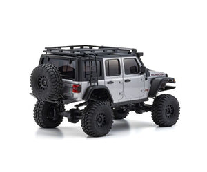 MINI-Z 4x4 Series MX-01 Readyset Jeep Wrangler Unlimited Rubicon with Accessory Parts Billet Silver