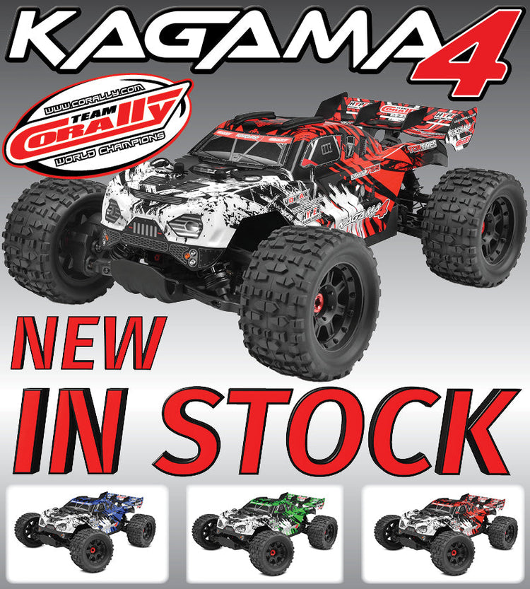 New Arrival!! Corally Kagama 4 XL 4S Monster Truck, RTR Version