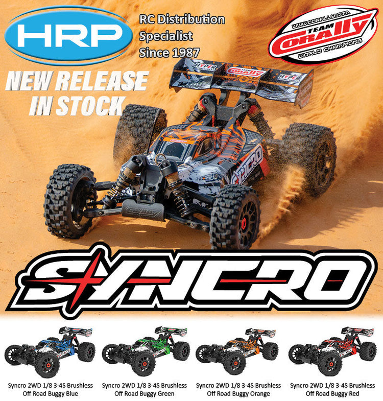 New Team Corally Syncro 2WD 1/8 3-4S Brushless Off Road Buggy, RTR