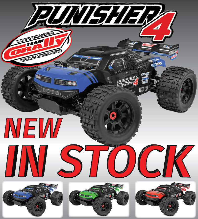 "NEW" Team Corally Punisher 4S Monster Truck RTR Version