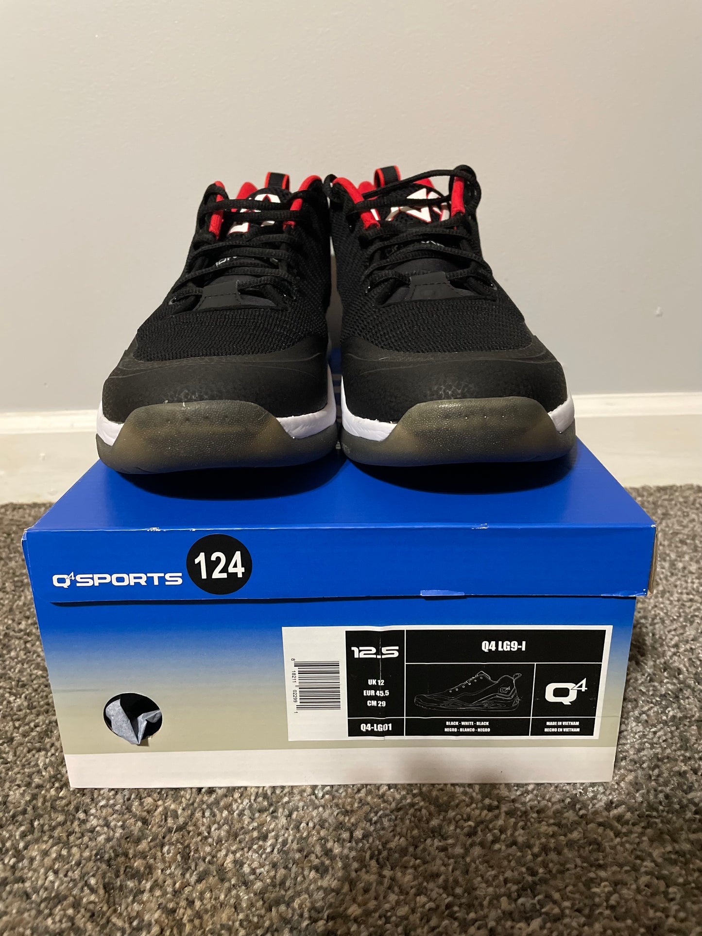 (NEW) Size 12.5M IN Org Box Q4 Sports  LG9-1 Motor Black!