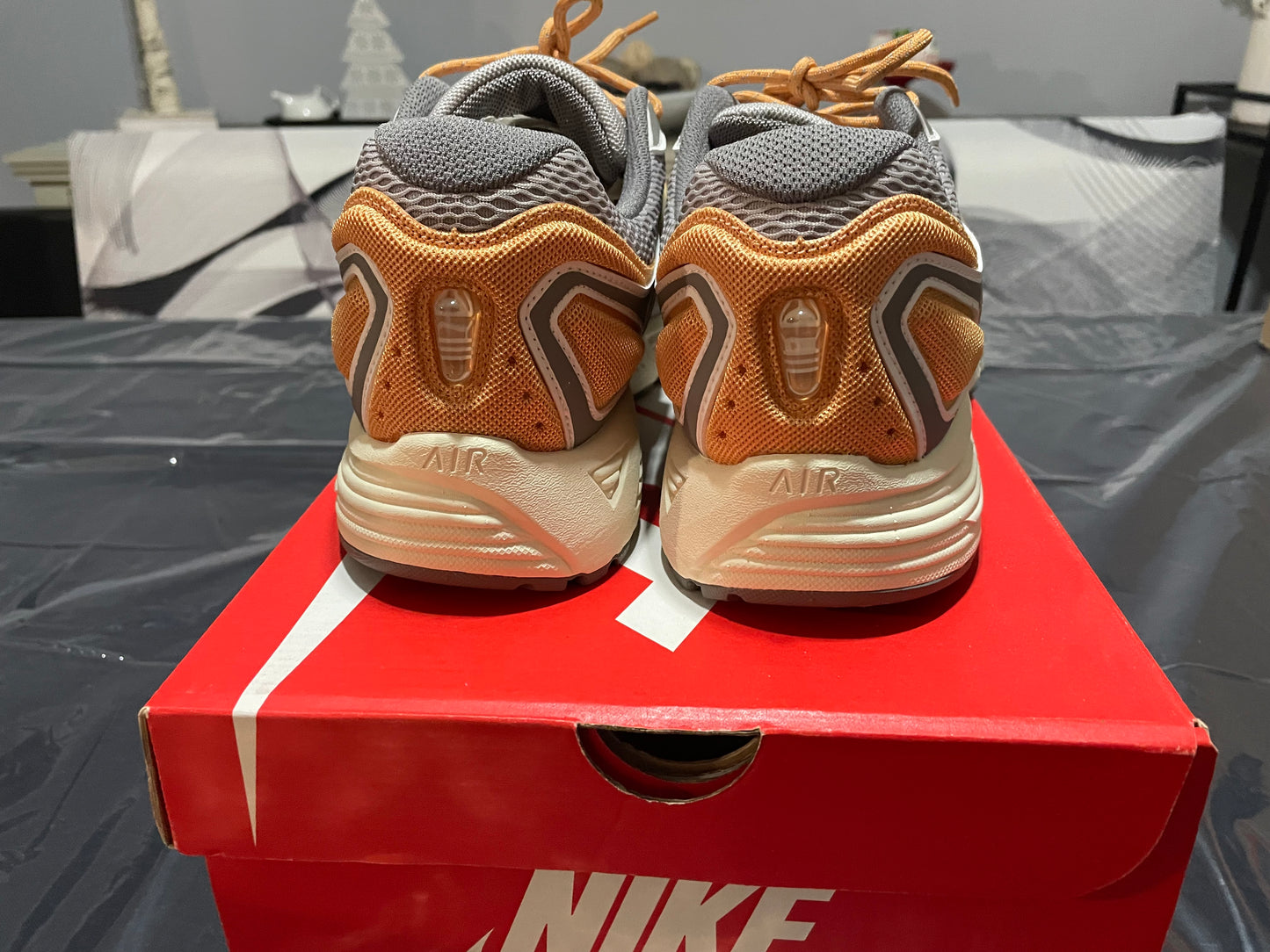 (NEW) Size 12M Nike Air Pegasus wave Premium college Grey Flat Phantom Copper moon