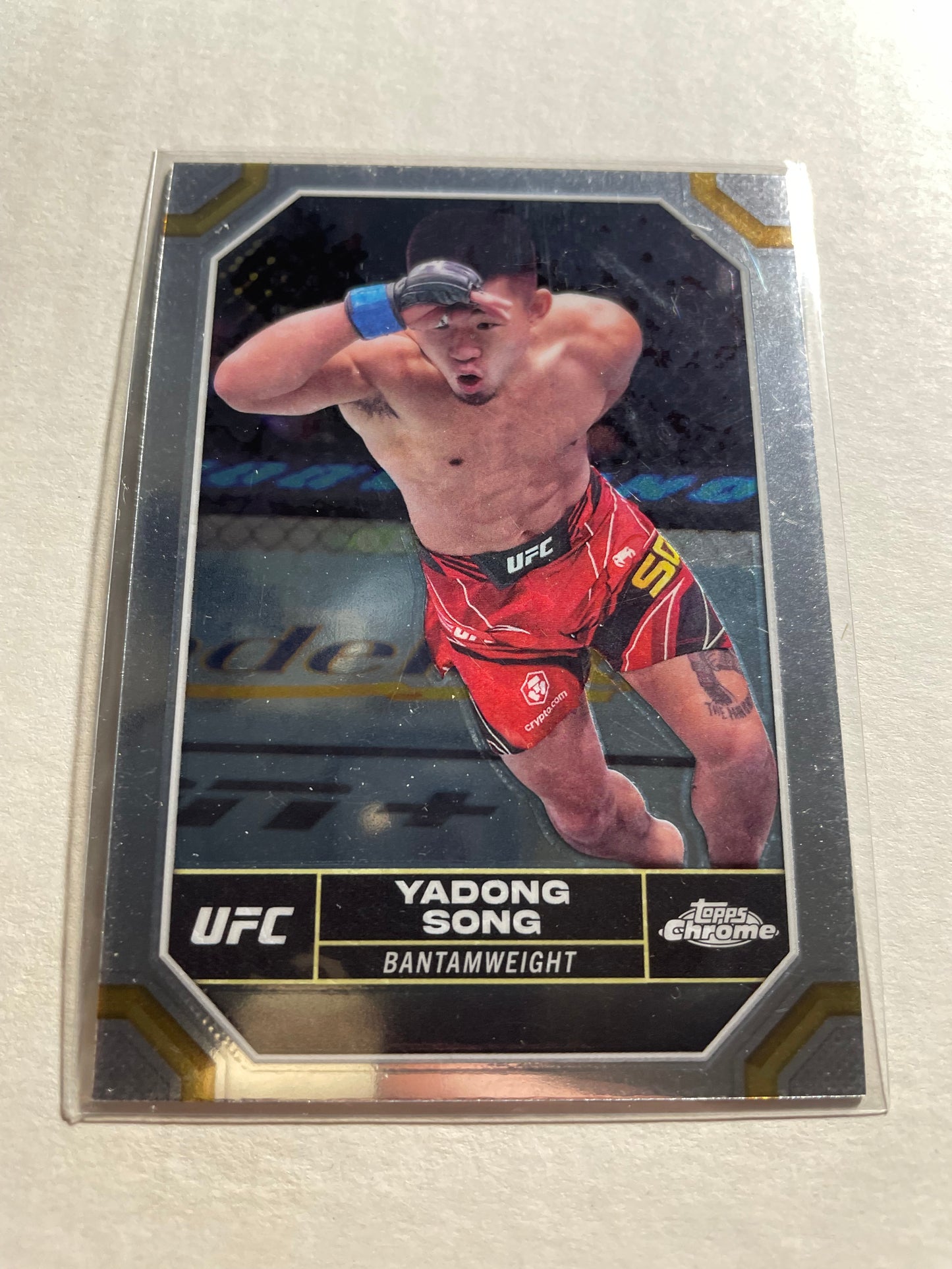 2024 Topps Chrome UFC #179 Yadong Song card,
