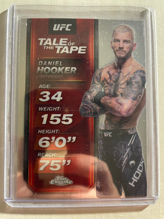 2025 Topps Chrome UFC #TTT-8 Daniel Hooker Tale of the Tape