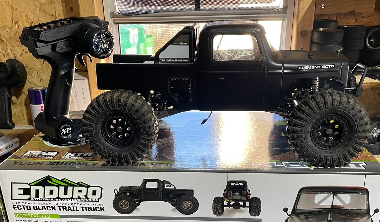 1/10 4WD Enduro Trail Truck, Ecto Black RTR