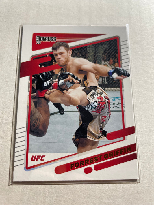 2022 Donruss UFC #180 trading card featuring Forrest Griffin.