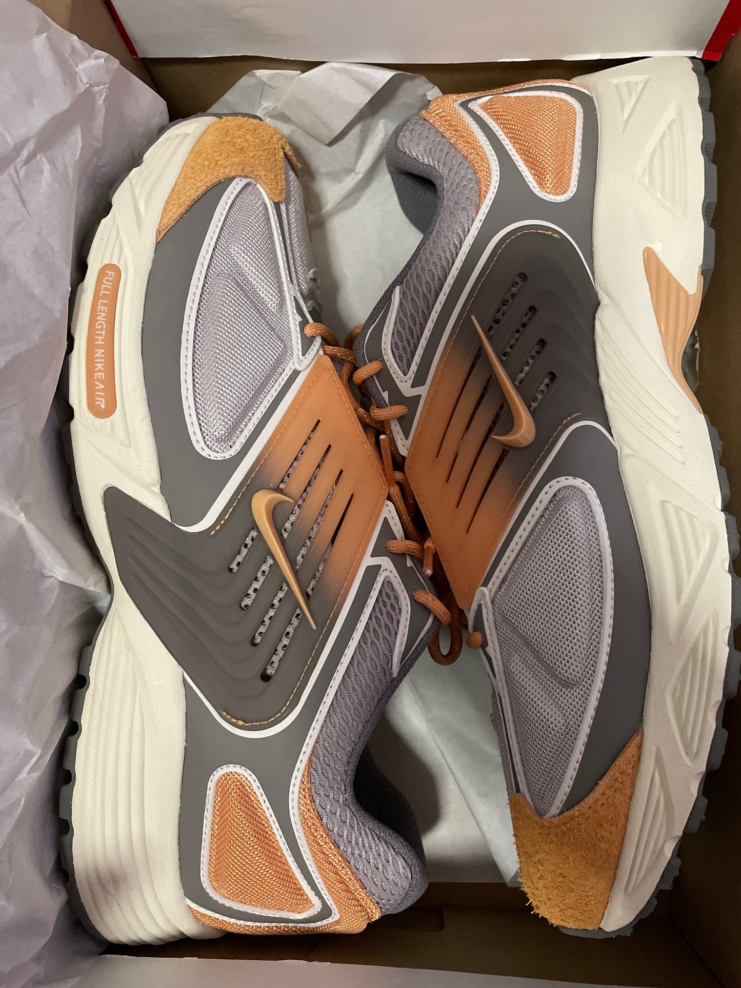 (NEW) Size 12M Nike Air Pegasus wave Premium college Grey Flat Phantom Copper moon