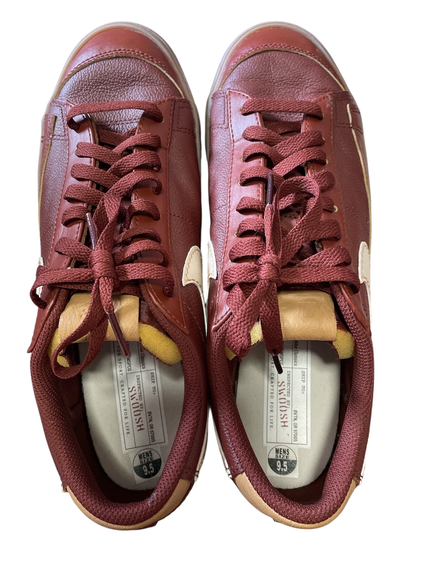 NEW 9.5M Nike Blazer low '77 EMB Inspected by Swoosh Oxen NO ORG BOX!!!