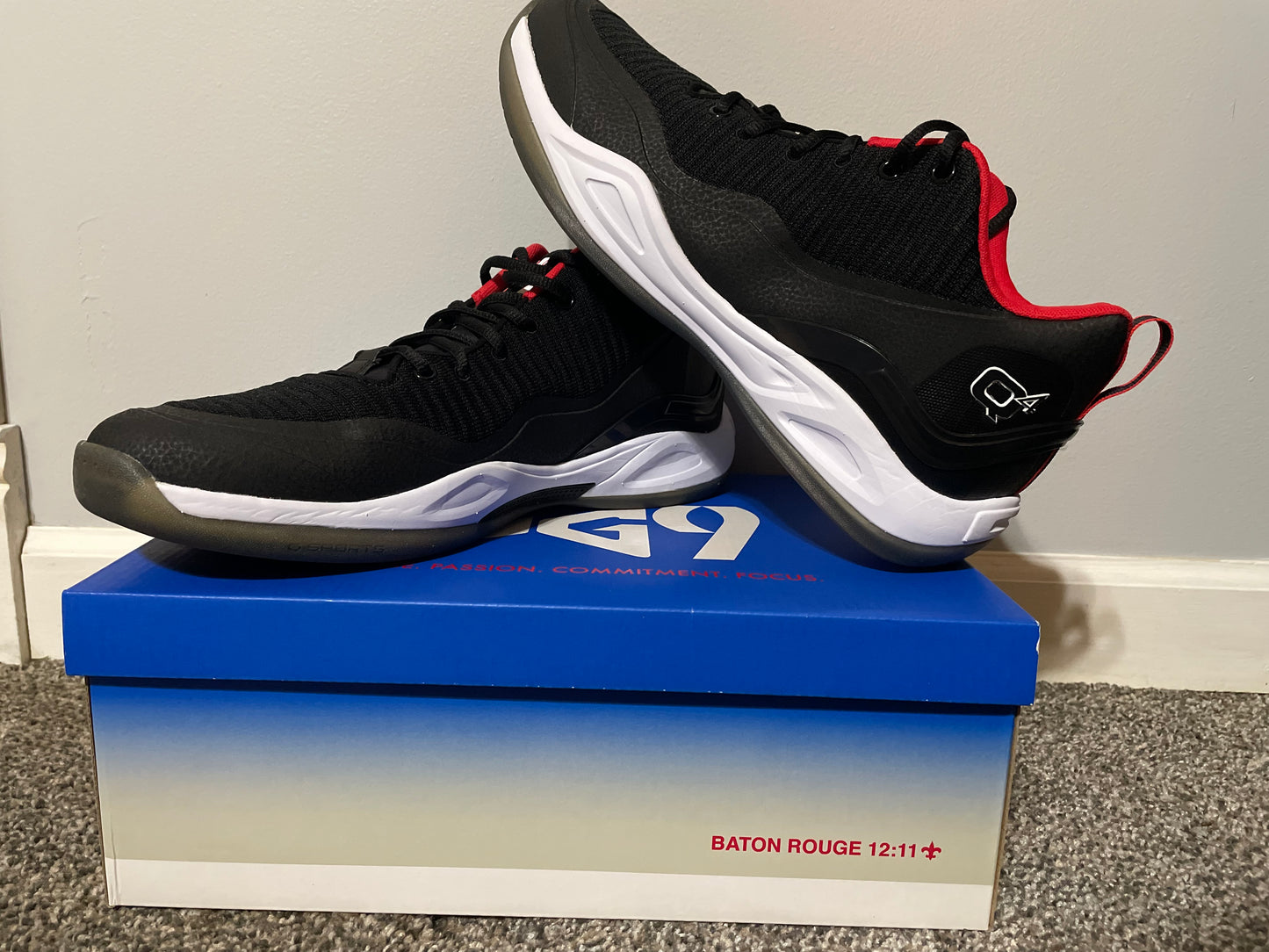 (NEW) Size 12.5M IN Org Box Q4 Sports  LG9-1 Motor Black!