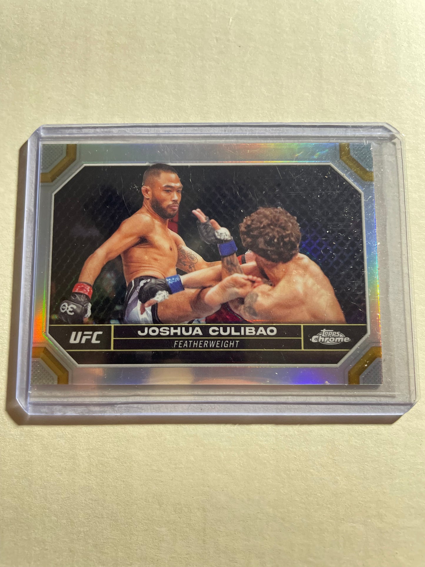 2024 Topps Chrome UFC Joshua Culibao #101 Refractor trading card