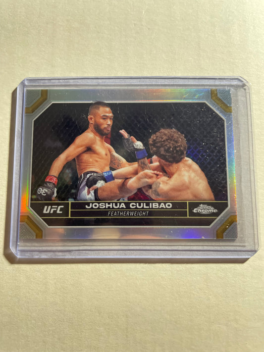2024 Topps Chrome UFC Joshua Culibao #101 Refractor trading card