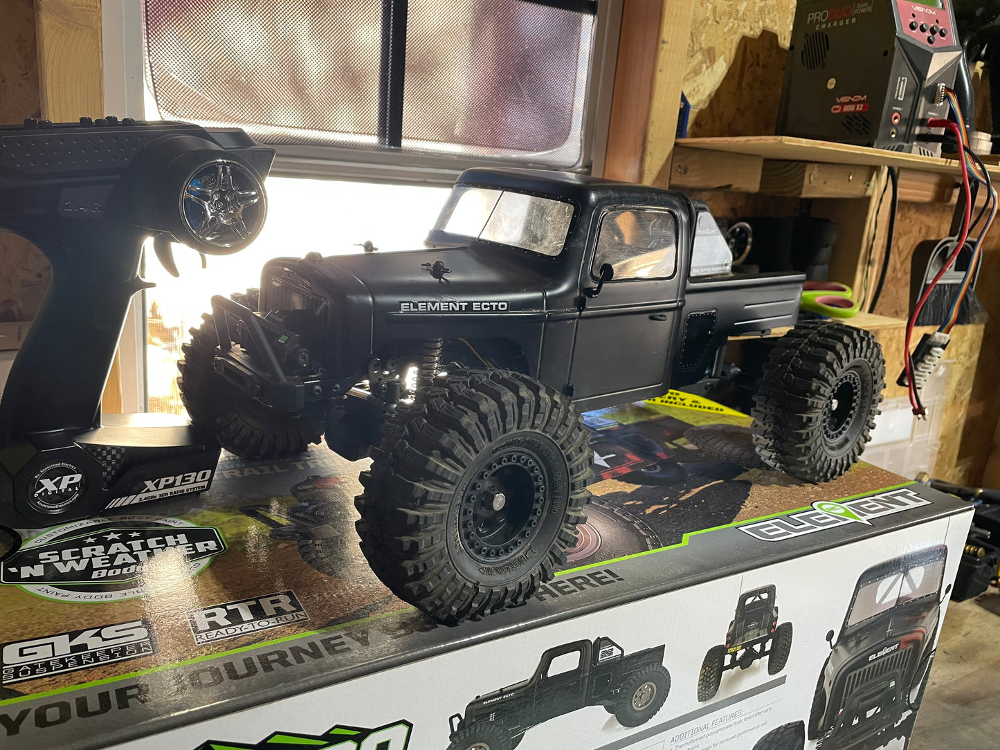 1/10 4WD Enduro Trail Truck, Ecto Black RTR