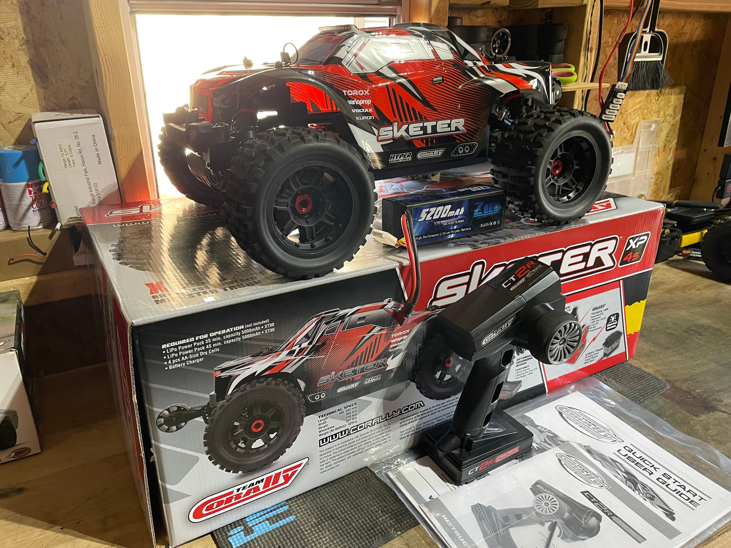 Sketer XP 1/10 4WD 4S Brushless RTR Monster Truck (4s Lipo battery included!)
