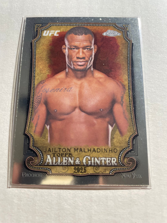 2022 Panini Donruss Optic UFC Cory Sandhagen Blue Velocity #8 card, featuring a distinctive holographic blue finish