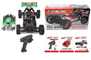 Syncro-4 1/8 4S Brushless Off Road Buggy, RTR, Green