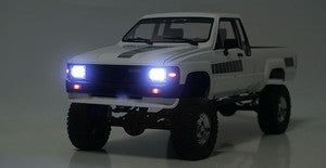 RC4WD Trail Finder 2 "LWB" RTR w/ 1987 Toyota XtraCab Hard Body Set (White)