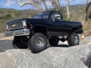 Trail Finder 2 "LWB" RTR with Chevrolet K10 Scottsdale Hard Body Set - Black