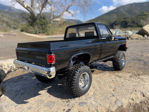 Trail Finder 2 "LWB" RTR with Chevrolet K10 Scottsdale Hard Body Set - Black