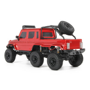 1/24 Tetra24 X3 Portal Edition 6x6 RTR Scale Mini Crawler, V2, Red