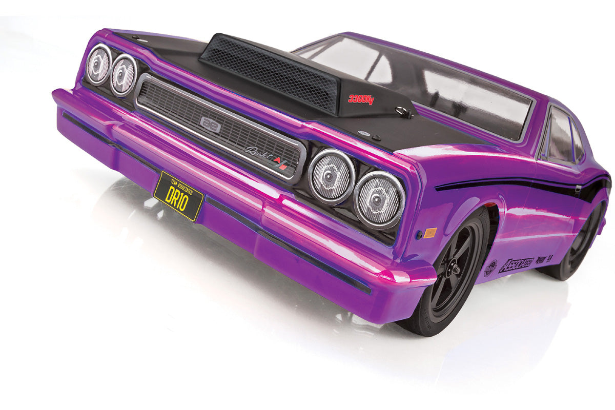 DR10 Drag Race Car, 1/10 Brushless 2WD RTR, Purple