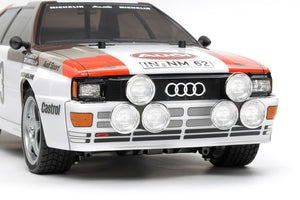 1/10 RC Audi Quattro A2 Rally Car Kit, w/ TT-02 Chassis - Includes HobbyWing THW 1060 ESC