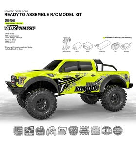 GS02 Komodo Double Cab TS 1/10 Scale Trail Crawler Kit