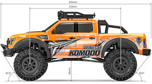 1/10 GS02F KOMODO Double Cab TS Scale Crawler Kit