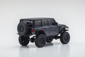 Mini-Z 4x4 Jeep Wrangler Unlimited Rubicon, Granite Crystal Metallic, Readyset