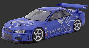 HPI7327  Nissan Skyline R34 GT-R, Clear, 190mm