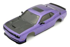 Pre-painted and mounted Purple 2015 Dodge Challenger body for Fazer Mk.2 FZ02L chassis.