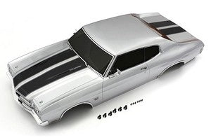 Pre-painted Cortez Silver 1970 Chevrolet Chevelle SS body for Fazer Mk.2 FZ02L chassis.