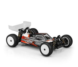 S2 - Schumacher Cat L1 Evo 1/10 Buggy Clear Body w/ Carpet / Turf Wing, Lightweight