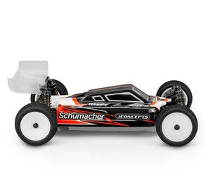 S2 - Schumacher Cat L1 Evo 1/10 Buggy Clear Body w/ Carpet / Turf Wing, Lightweight