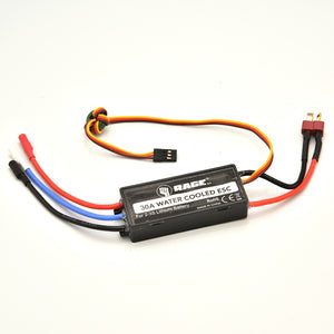 30A Brushless ESC (Water-Cooled): Black Marlin Brushless