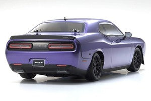 FAZER Mk2 2015 Dodge Challenger Hellcat SRT RTR, Plum Crazy Purple, 1/10 Electric 4WD Touring Car