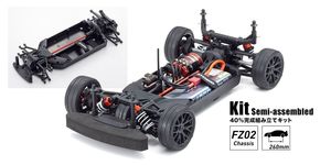 1/10 Fazer Mk2 Chassis Kit with 2020 Mercedes AMG GT3 Clear Body ( 40% preassembled)