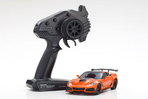 MINI-Z RWD Corvette ZR1 Sebring Orange w/ LED