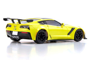 Mini-Z RWD Chevrolet Corvette ZR1, Corvette Racing Yellow, w/ LED