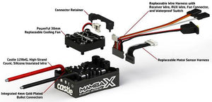 Mamba X 25.2V Waterproof ESC and 1406-1900KV Sensored Motor Combo