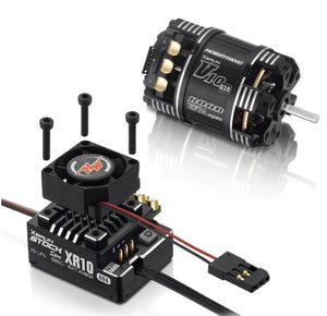 XR10 Pro Stock Spec Combo - XR10 Stock Spec 2S + V10 G3R 13.5T Sensored Brushless Motor