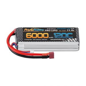 3s 11.4V 6000mah 120c Graphene + HV Lipo Battery w Deans Plug 120C Continuous / 240C Burst