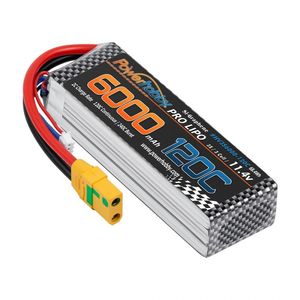 3s 11.4V 6000mah 120c Graphene + HV Lipo Battery w XT90 Plug