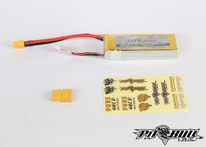 Pure Gold 50c 3s 2200mAh 11.1V Softcase Lipo Battery, w/ LED Battery Check - XT60 +Deans Plug