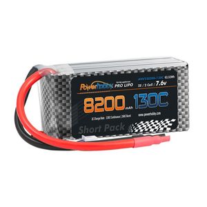 2S 7.6V Graphene + HV 8200mAh 130C Short Drag Racing Lipo Battery