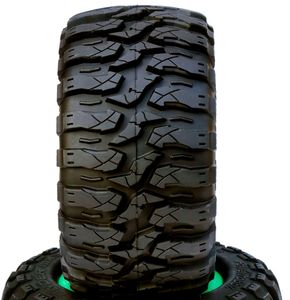 1/8 Defender 3.8" Belted All Terrain Tires 17mm Mounted Green