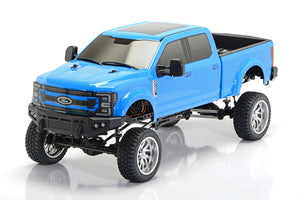 Ford F250 1/10 4WD KG1 Edition Lifted Truck Daytona Blue - RTR