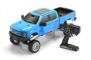 Ford F250 1/10 4WD KG1 Edition Lifted Truck Daytona Blue - RTR